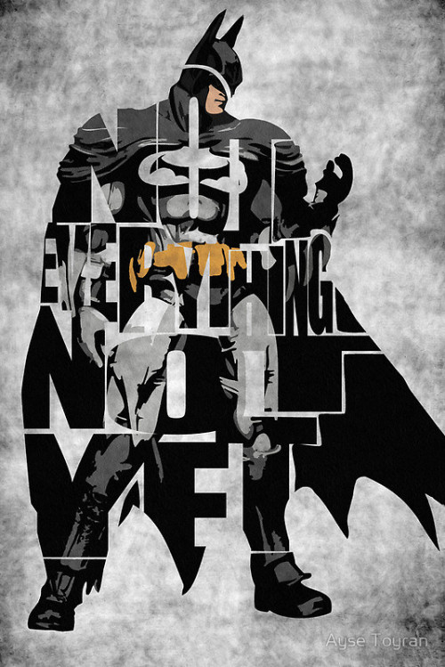 postervine:  Do you like these posters? - Go to PosterVine.com and vote it to the front page - if not then vote it down.  Check out these awesome typography posters of our favorite comic book characters from the pages of DC and Marvel Comics. These poster