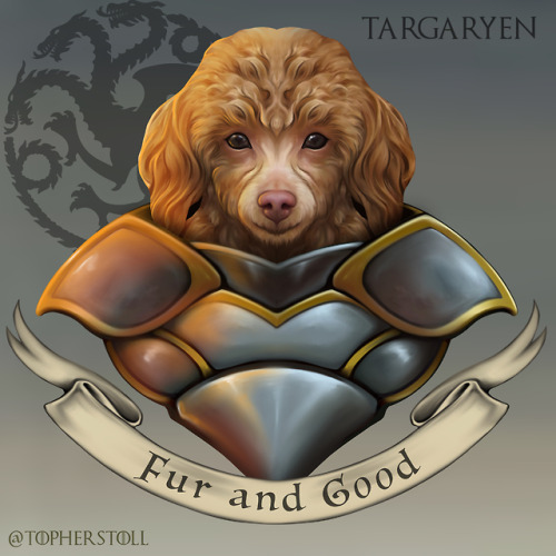 The Great Houses of Westeros as Adorable Doggos. Hopefully this takes the edge off all the inev