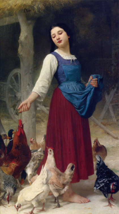 artthatgivesmefeelings:Elizabeth Jane Gardner Bouguereau, American, 1837-1922The Farmer’s Daug