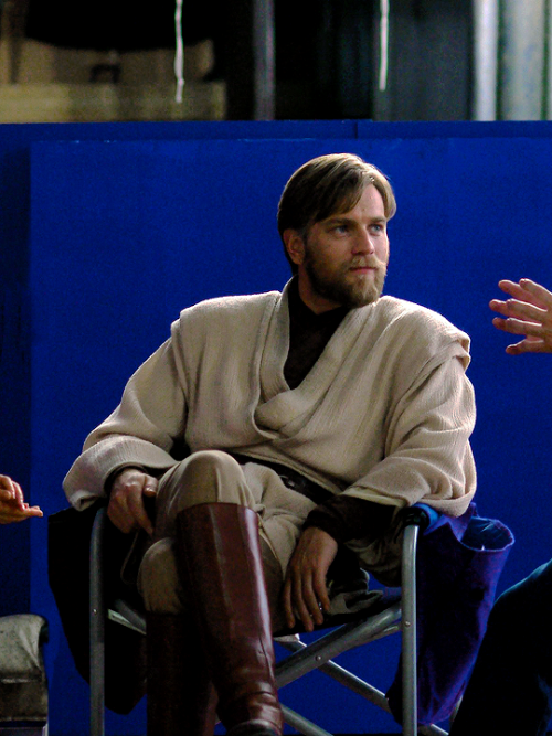 ewan-mcgregor:EWAN MCGREGOR⎥BEHIND THE SCENES OF STAR WARS