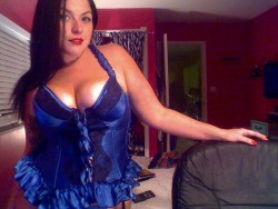 curveappeal:  Sometimes when I’m down and I don’t have anyone to talk to I enjoy dressing up.  I’m 26  5’2 &amp; 164 43(34H) -31-42