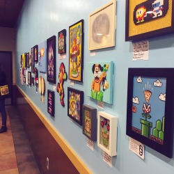 Kirstendoodles:  Pictures From The 8-Bit Show At Rose City Pizza That Opened Tonight!