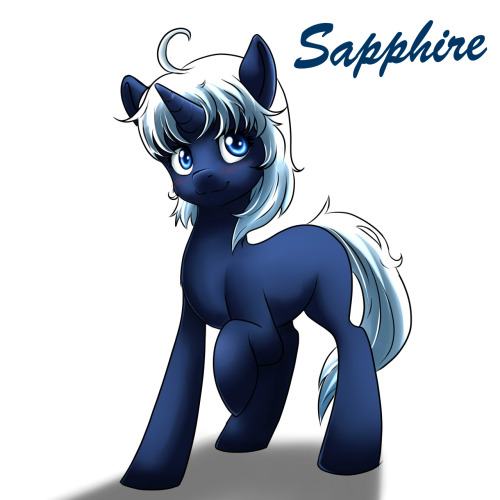 ask-poison-joke:  You’ve been many to suggest a name for her, Azure, Murmur, Lazulite, Poison Ivy (XD ), Crystal, Blue Moon, Blue Angel, Lotus, Quiet, ….. but the name that was the most asked was this one. I’d like you all to meet Sapphire !!!!