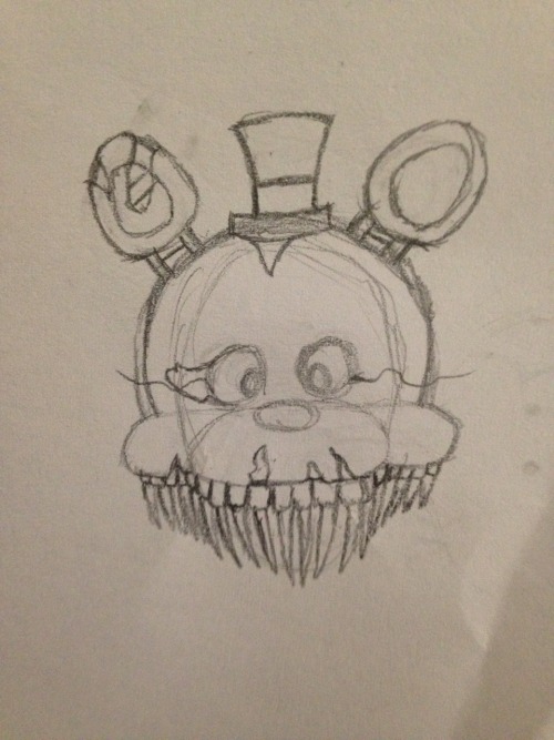 Possible Helmet Of A Mask That Is Nightmare Fredbear. From Inspection And The Little Round Traces Of