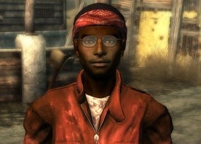 Today’s Trans Fallout Character of the Day: Red, the medic at Big Town, is a trans girl.