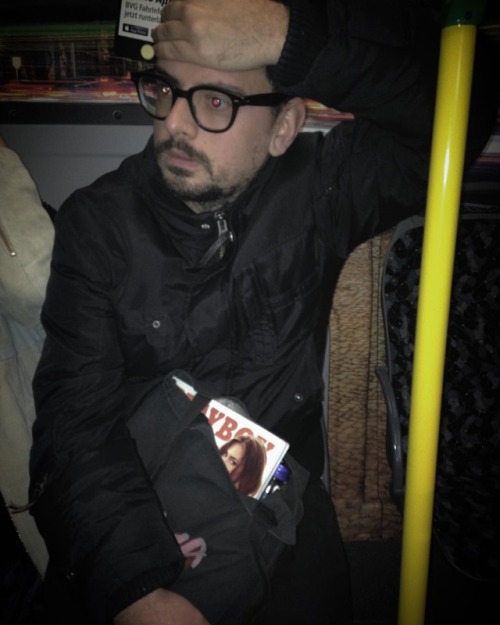 #creep of the #week /// #photograph by @sensi__sister /// #loitering #pervert /// #playboy /// #bus 