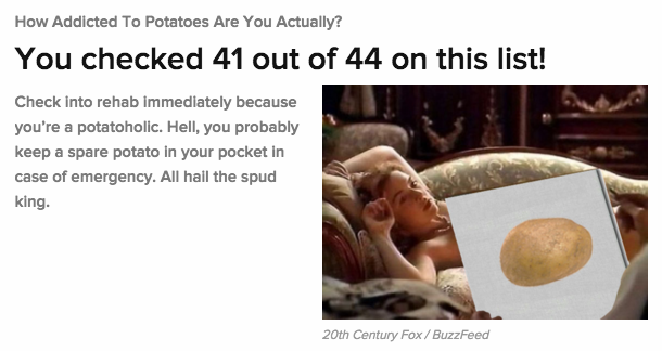 How Addicted To Potatoes Are You Actually?