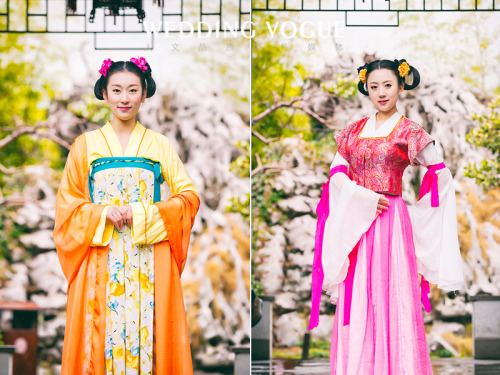 ziseviolet: Tang Dynasty-style Chinese Wedding Editorial via Wedding Vogue, Part I (Part II / P