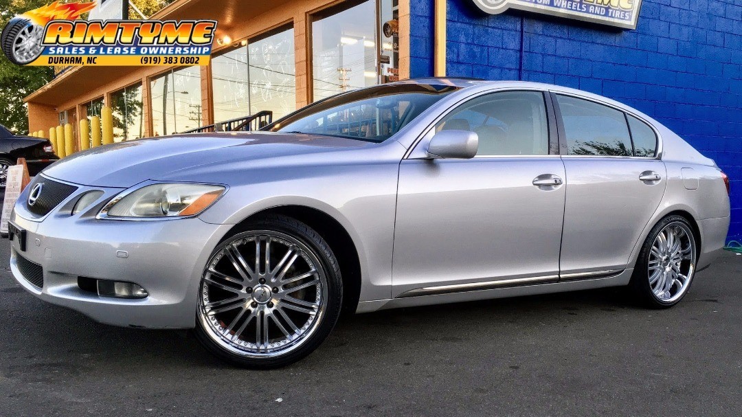 Rimtyme Custom Wheels Tires 08 Lexus Gs 350 Sitting On Xix X23 Silver