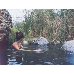 soakingspirit:  wrapped in her sweet embrace ♡ | #happyearthday #hotsprings #freethebum #freethenipple #freeus 