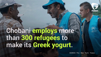 gogomrbrown:    The founder of Chobani yogurt has helped employ more than 300 resettled refugees.  Now racists are calling to boycott the company.     Racism and xenophobia is on the rise and people like Mr. Ulukaya are unfairly being demonized. This