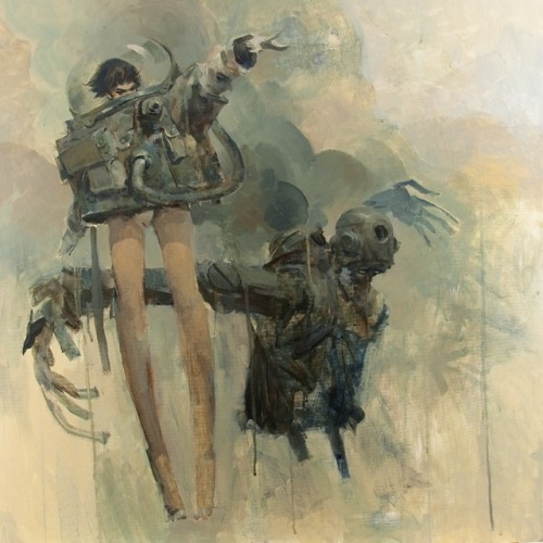 post-apocalyptic art of Ashley Wood