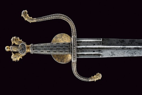 swordsite:#Italia #Spada16th Century Northern Italian Short SwordEditor’s Note: This sword is at once an Oakeshott Type XIX, Oakeshott Type XVI and a contender for Type XV, XIV and XII. I feel it is most strongly a XIX, with the second strongest type