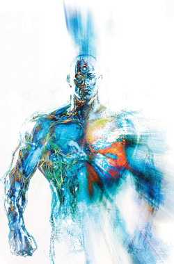 albotas:  “Dr. Manhattan&ldquo; by Bill Sienkiewicz