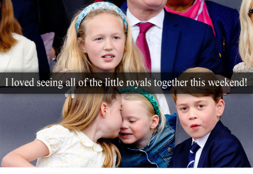 “I loved seeing all of the little royals together this weekend!” - Submitted by Anonymous