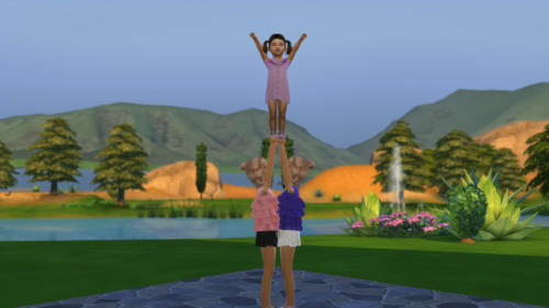 idasims:Family stunts v4. Toddler is stage 4, kids preset small, adult second tallest. Download HERE