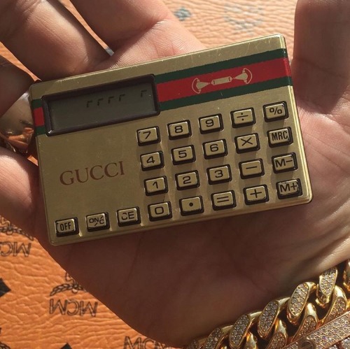daytonastatecollege:a gucci calculator sounds like something riff raff would make up for a freestyle