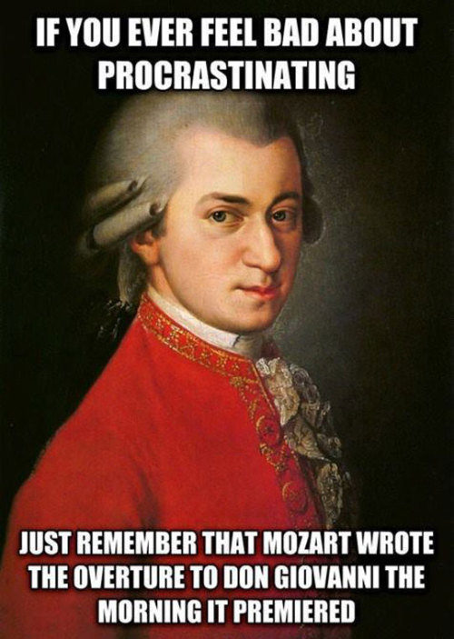 sixsaltysweets:
“ lokidokis:
“ power-of-allies49:
“ pleatedjeans:
“ via
”
Also one time he was supposed to write a violin and piano duet, and he wrote the violin part, but he didn’t really feel like writing the piano part, or was too lazy etc. When...