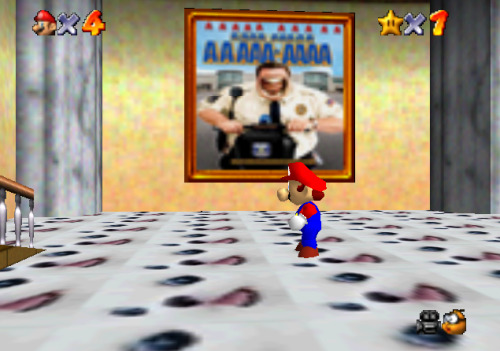 humming-the-bassline:  this weekend i learned how to texture hack sm64 