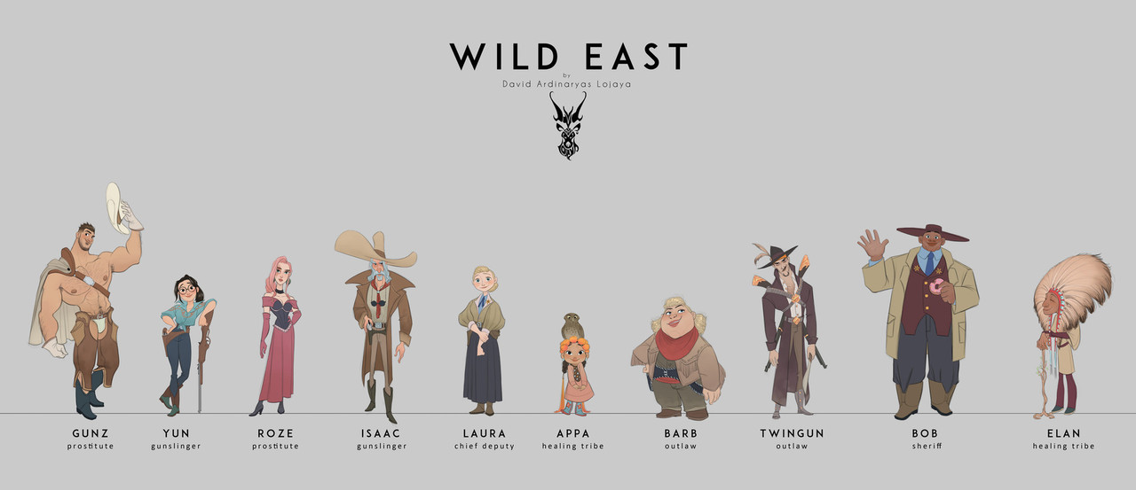 theartofmany:  Artist:  David Ardinaryas LojayaTitle:  Wild East“These are my entries