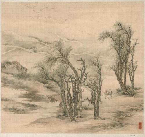 Returning Peasants in a Spring Evening, Tao Hong, early 1600s, Cleveland Museum of Art: Chinese ArtA