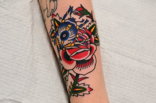Beetle on rose for Becky. Portland, OR