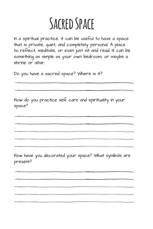 selfcarezine:  The Spiritual Practice Workbook is a workbook for developing a spiritual