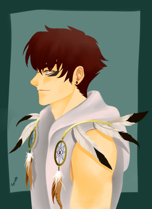 This is my first oc, his name is Ezra and is a latin sorcerer :D