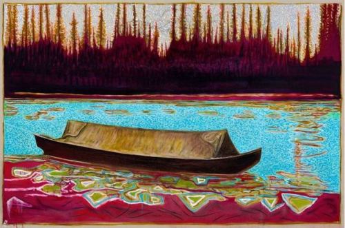 Off-World.Paintings by English artist, Billy Childish.Billy Childish’s paintings generally revolve a