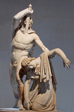 via-appia:  Ludovisi Gaul Killing Himself and His Wife / The Galatian Suicide, Roman copy of a Greek original ca. 230-20 BCRoman, 2nd century AD