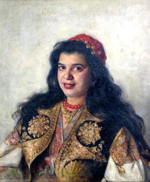 artist-makovsky:A gypsy lady, 1875, Vladimir MakovskyMedium: oil,canvas