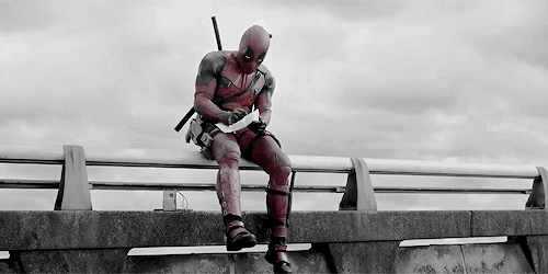hirmione: “Deadpool is a highly trained assassin and mercenary, adept in multiple forms of martial arts, and an expert swordsman and marksman.”