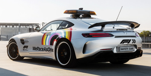 carsthatnevermadeitetc: Mercedes-AMG GT R Official FIA F1 Safety Car, 2020. The new