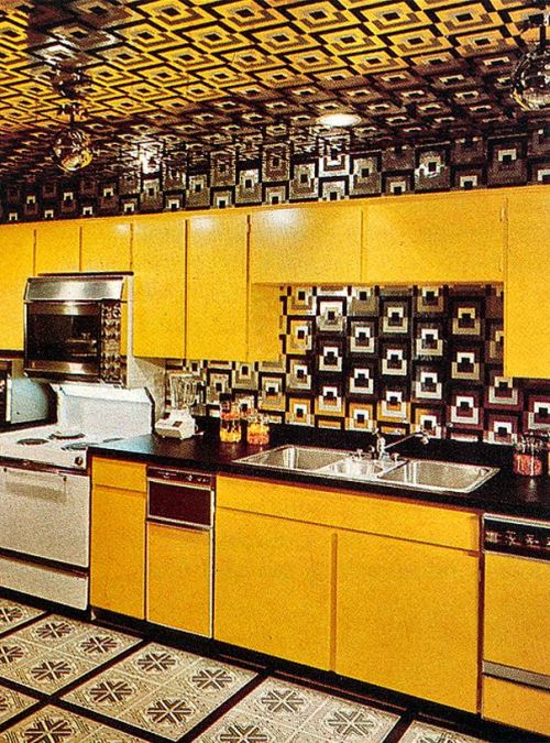 ✨Vintage, Arts, Architecture (1900-1980)✨ — 1970s Kitchen Decor