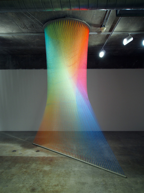 the-vortexx:Amazing examples of string art by Gabriel DaweGabriel Dawe  (American, b. 1973, Mexico C