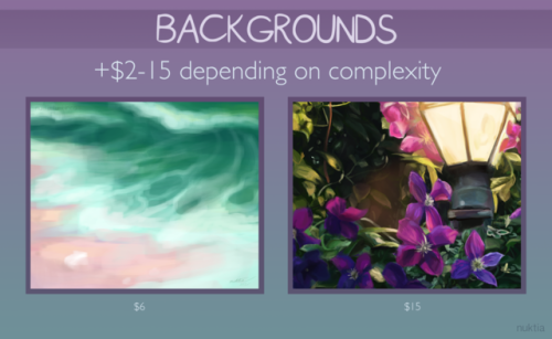 nuktia: Hey all, I’m opening up commissions again! I’m also planning to make commission 