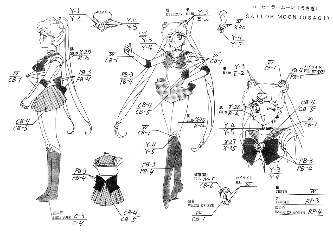 Settei Dreams on X: Color designs for Sailor Moon Crystal: Season 3 (163  sheets) is now available ( #SailorMoon # SailorMoonCrystal #colordesign #anime #animation #settei #modelsheets #art   / X