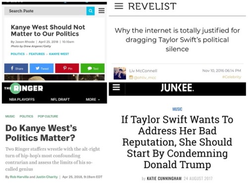 hashbrownswift: the double standard - disappointed but not surprised