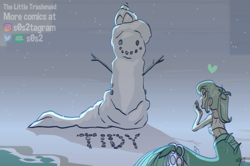The Little TrashmaidSnowmanRead the comic on WebToons (rate 10 stars to support the comic)Read it on