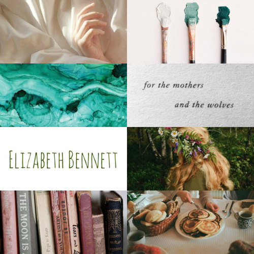 ravensxng: Wolfsong - Elizabeth Bennett: There was a woman. Older. The same coloring as the others. 