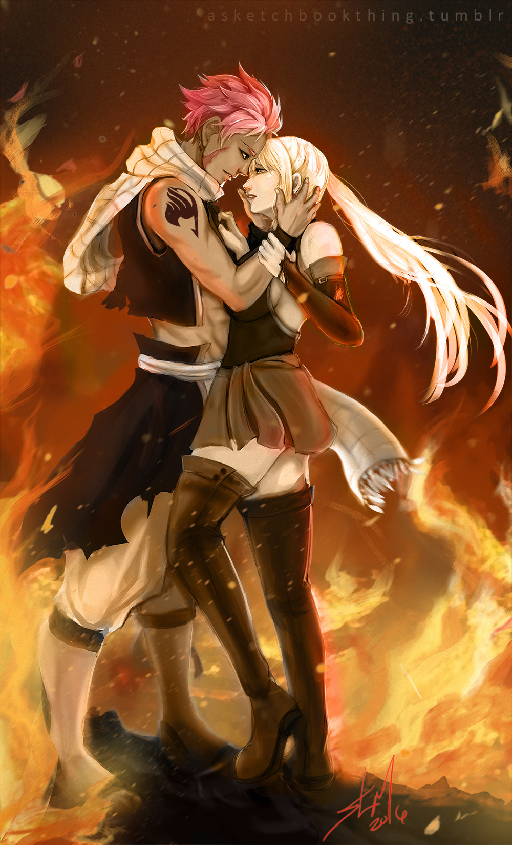 asketchbookthing:  Burning FeelingsFor the ever patient @darkdreamerx I have owed