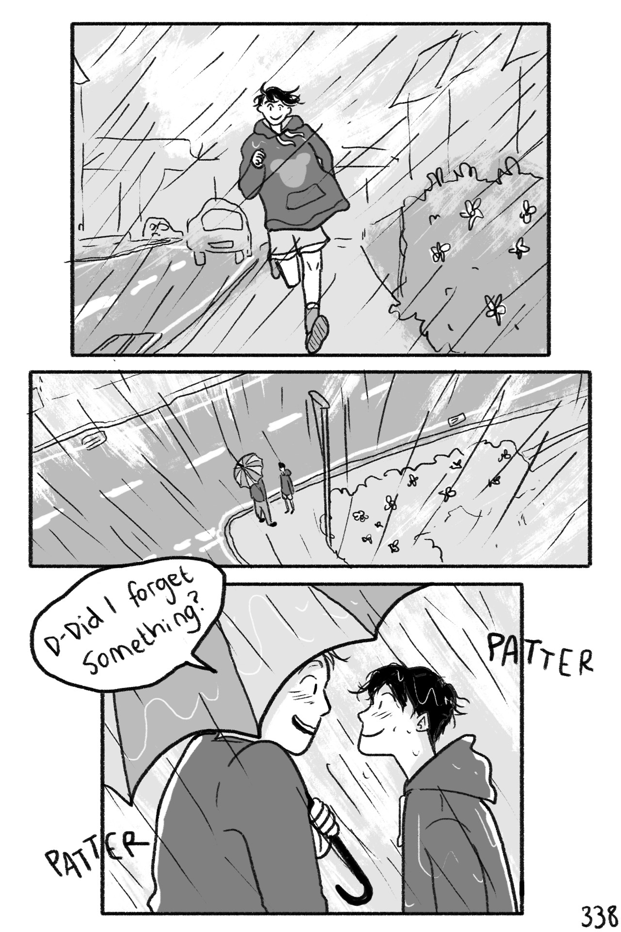 heartstoppercomic:   chapter 3 - 9 couldn’t end this scene without a kiss in the