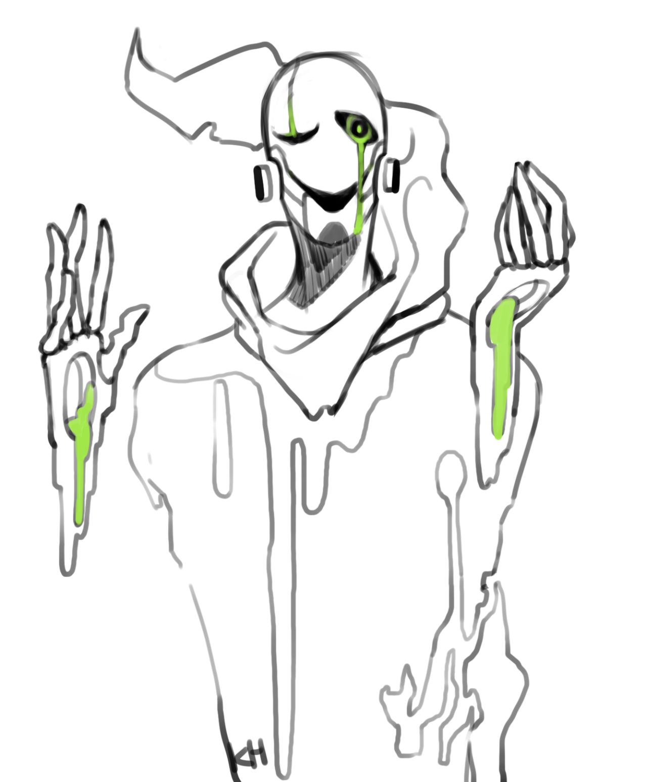 kkhoppang:apocalypse AU Asgore and doods