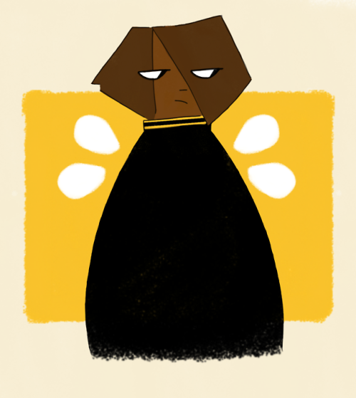 moschicanes:[image description: a drawing of hollis from taz: amnesty. they have brown skin, darker 