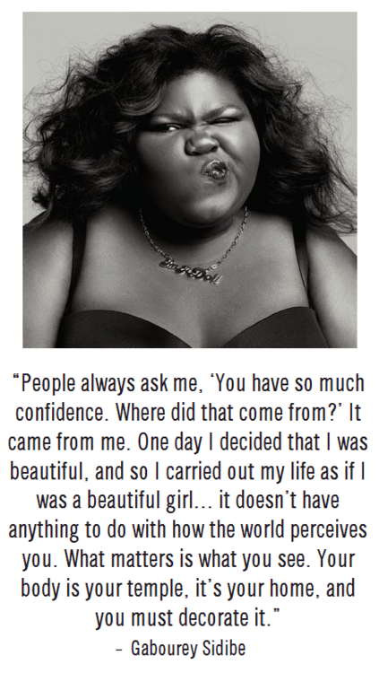 equality-equation:  &ldquo;People always ask me, ‘You have so much confidence.