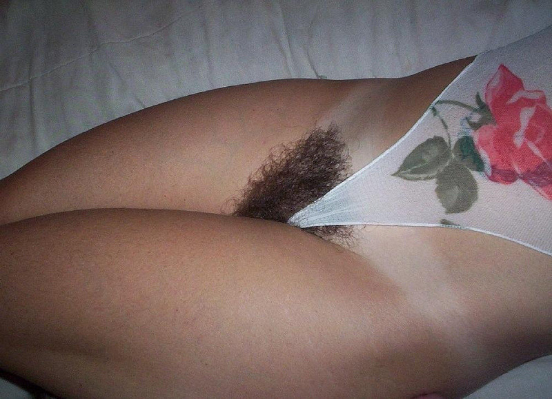 Sleeping hairy pussy panties