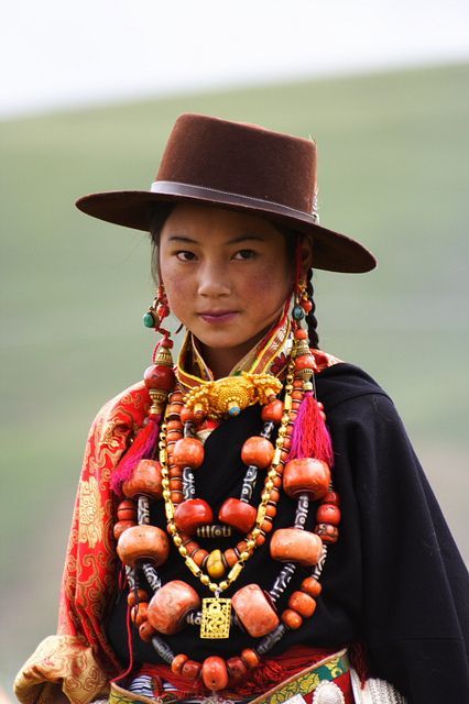 Tibetan fashions (click to enlarge)2. Khampa woman at Litang Horse Festival, Tibet, 20075. 8th-centu
