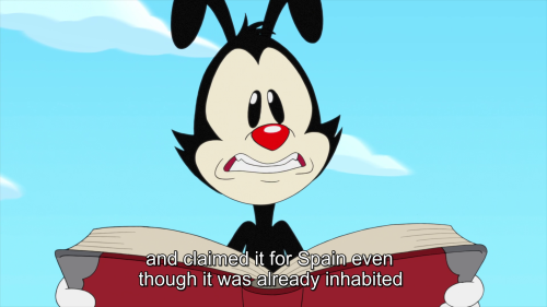 rbooknerdk:Animaniacs woke up after a 22 year nap and chose violence