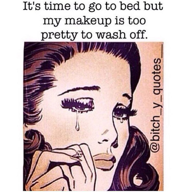 My dilemma EVERYTIME @idomakeupnhair beats my face with her brushes and puts her