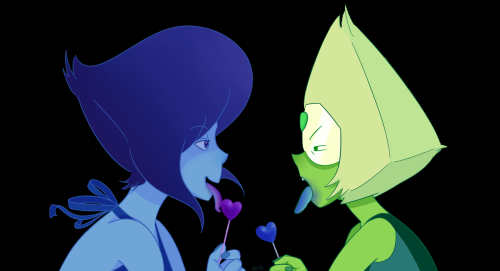 “So Peri, your favorite color’s blue… you’re totally into me.”